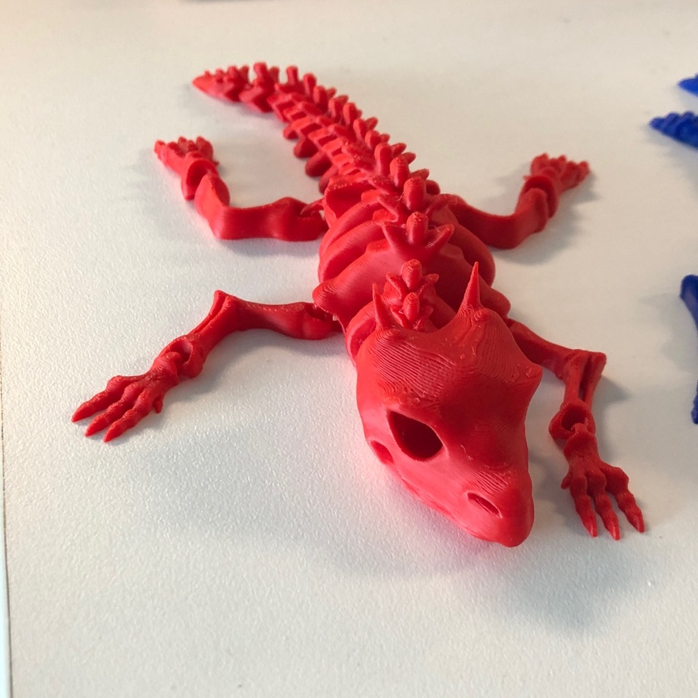 3D printed Reptile Skeleton